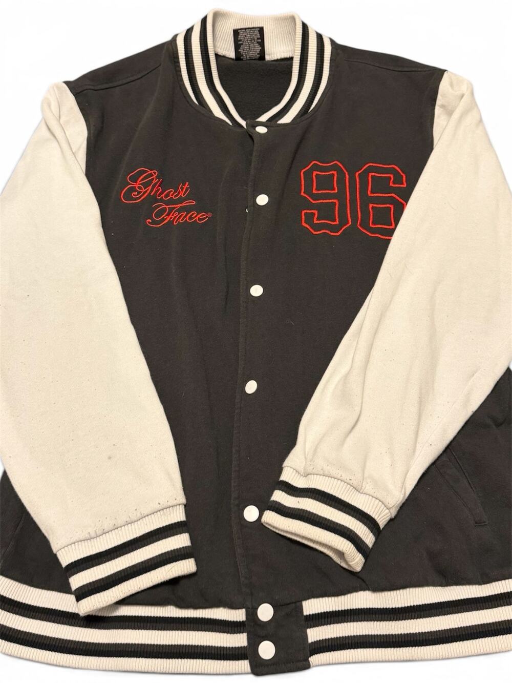 Ghost Face "Scream 96" Varsity Jacket – Men's Large